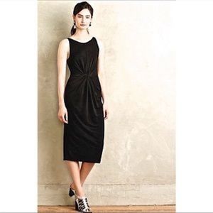 Anthropologie HD in Paris Women’s Dress S Black Sleeveless Twist Front BNWT 4 6